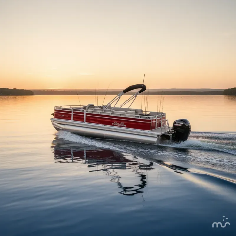 Slide: The Image of Sun Tracker Fishin' Barge 22 DLX 2026 - 4