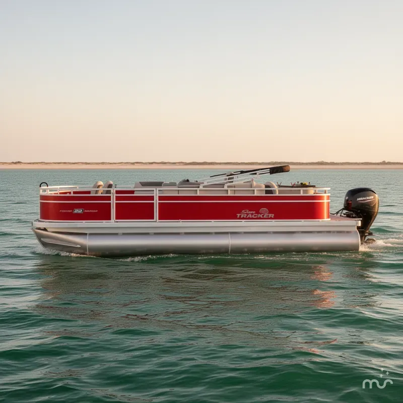Slide: The Image of Sun Tracker Fishin' Barge 22 DLX 2026 - 2