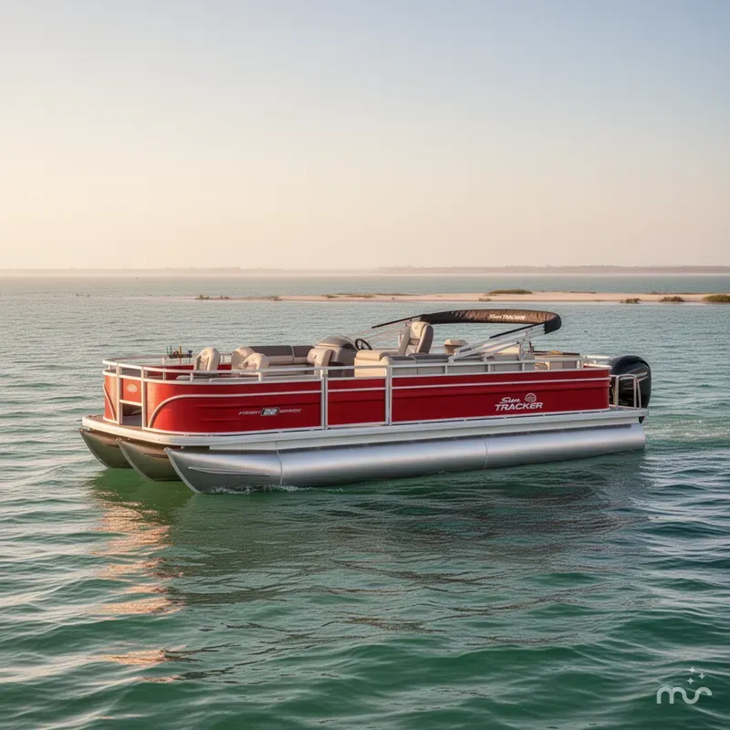Slide: The Image of Sun Tracker Fishin' Barge 22 DLX 2026 - 4