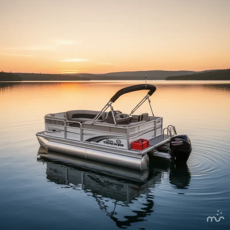 Slide: The Image of Sun Tracker Party Barge 16 DLX 2026 - 4