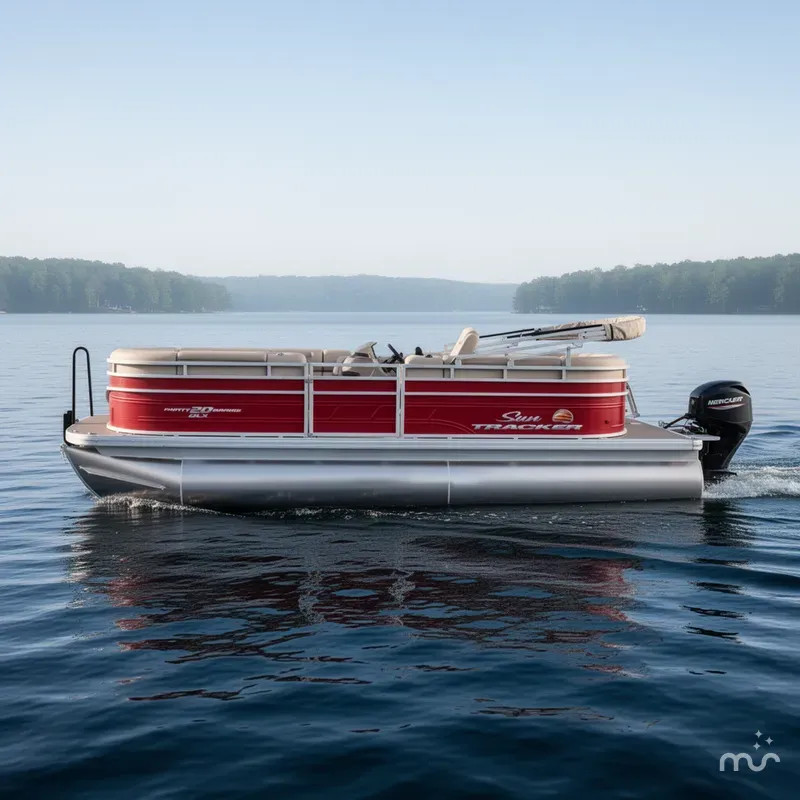 Slide: The Image of Sun Tracker Party Barge 20 DLX 2025 - 2
