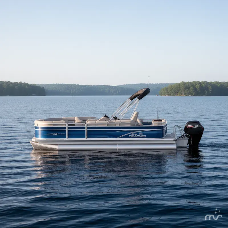 Slide: The Image of Sun Tracker Fishin' Barge 20 DLX 2026 - 2