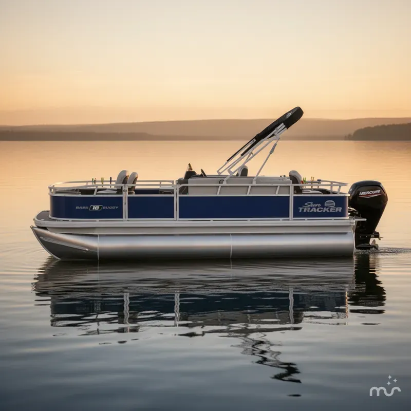 Slide: The Image of Sun Tracker Bass Buggy 18 DLX 2026 - 2