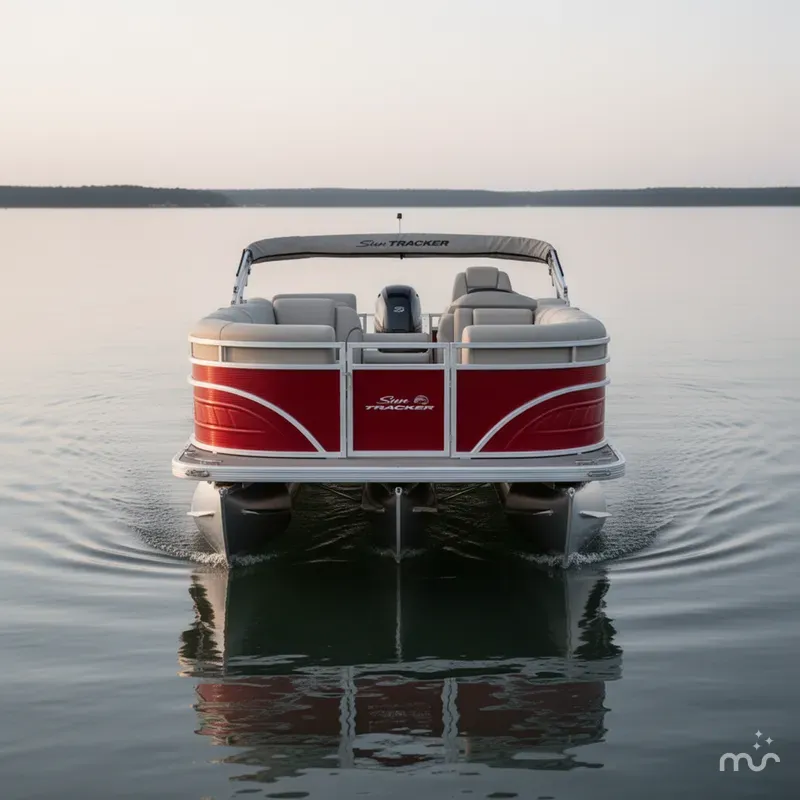 Slide: The Image of Sun Tracker Party Barge 20 DLX 2025 - 1
