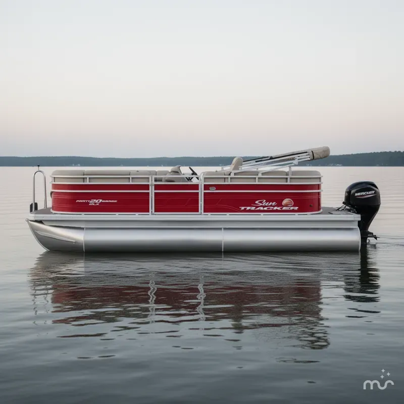 Slide: The Image of Sun Tracker Party Barge 20 DLX 2025 - 2