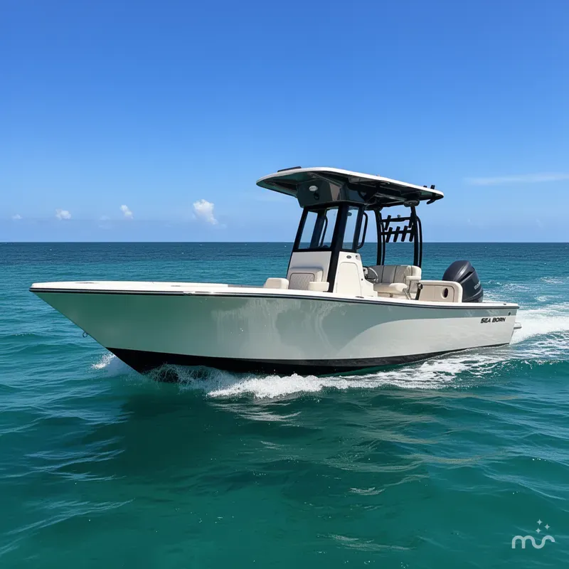 Slide: The Image of Sea Born LX24 Center Console 2027 - 2