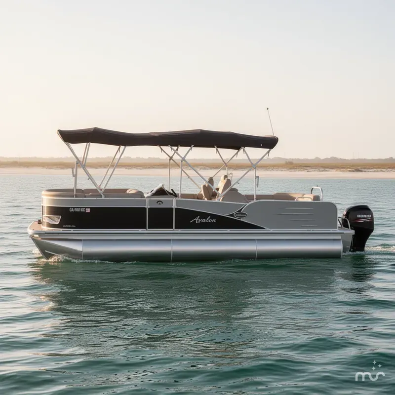 Slide: The Image of Avalon Catalina Rear Lounge - 23' 2018 - 2