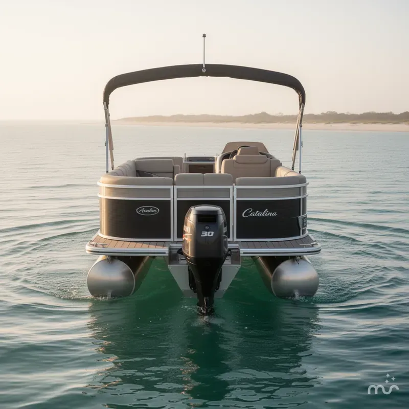 Slide: The Image of Avalon Catalina Rear Lounge - 23' 2018 - 3