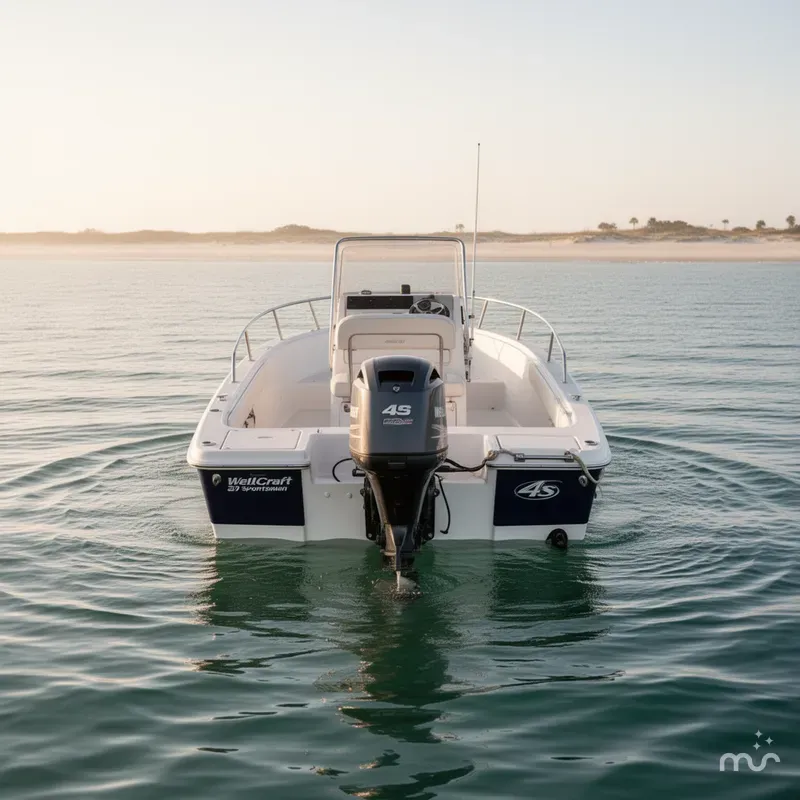 Slide: The Image of Wellcraft 220 Sportsman 2008 - 3