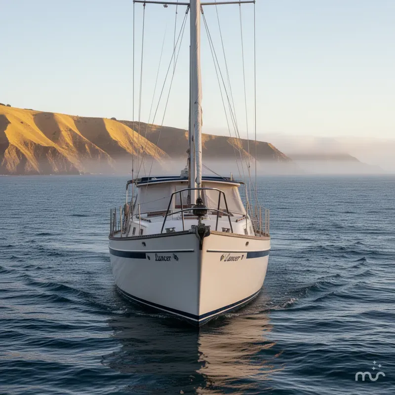 Slide: The Image of Lancer 45 Motorsailer 1982 - 1