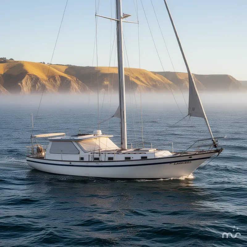 Slide: The Image of Lancer 45 Motorsailer 1982 - 2