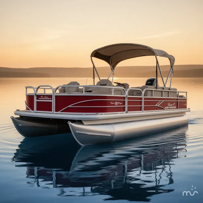 Slide: The Image of Sun Tracker Fishin' Barge 20 DLX 2019 - 2