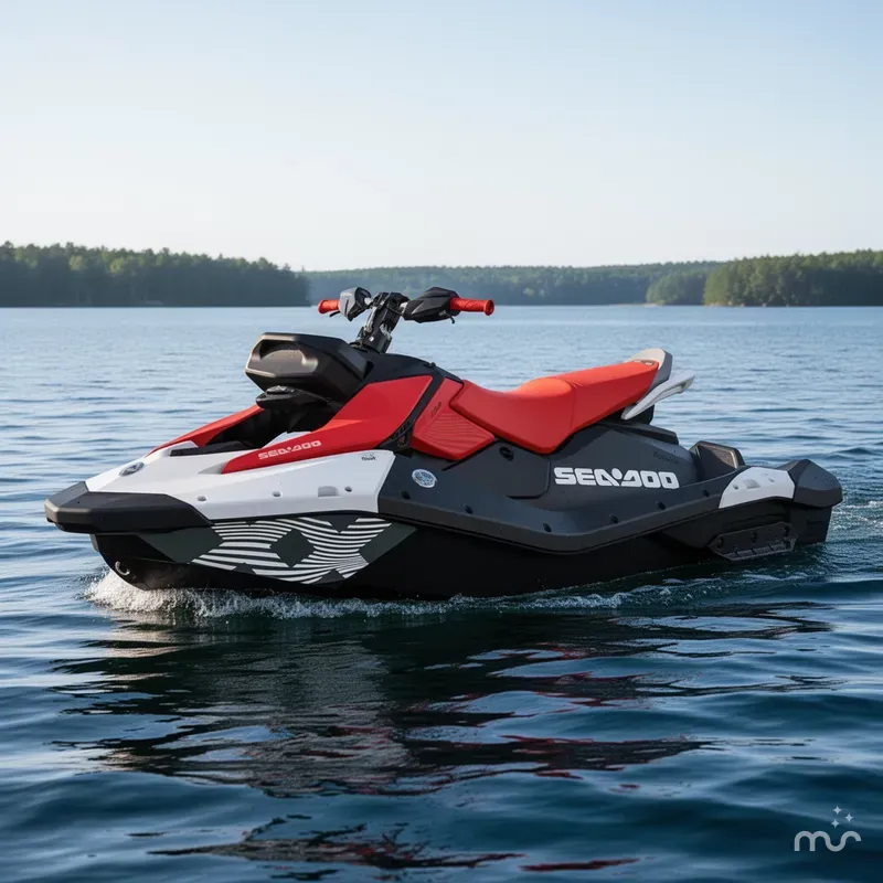 Slide: The Image of Sea-Doo Spark Trixx for 3 iBR and Audio in option 2026 - 2