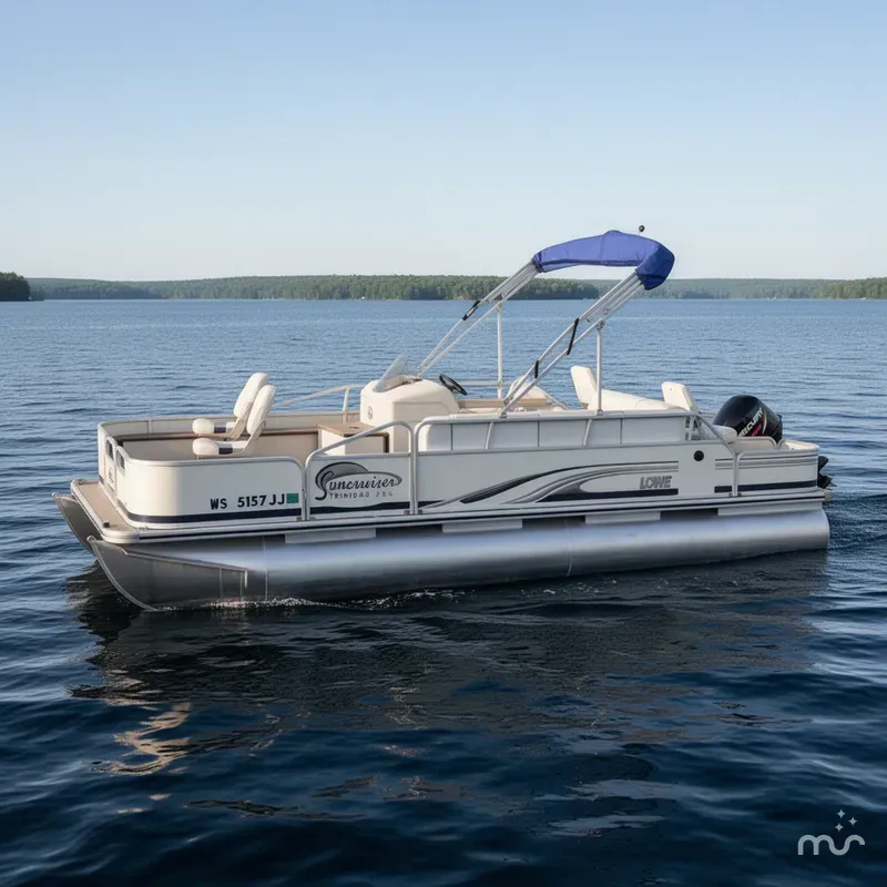 Slide: The Image of Lowe SunCruiser Trinidad 204 & 50HP Mercury 4Stroke 2001 - 2