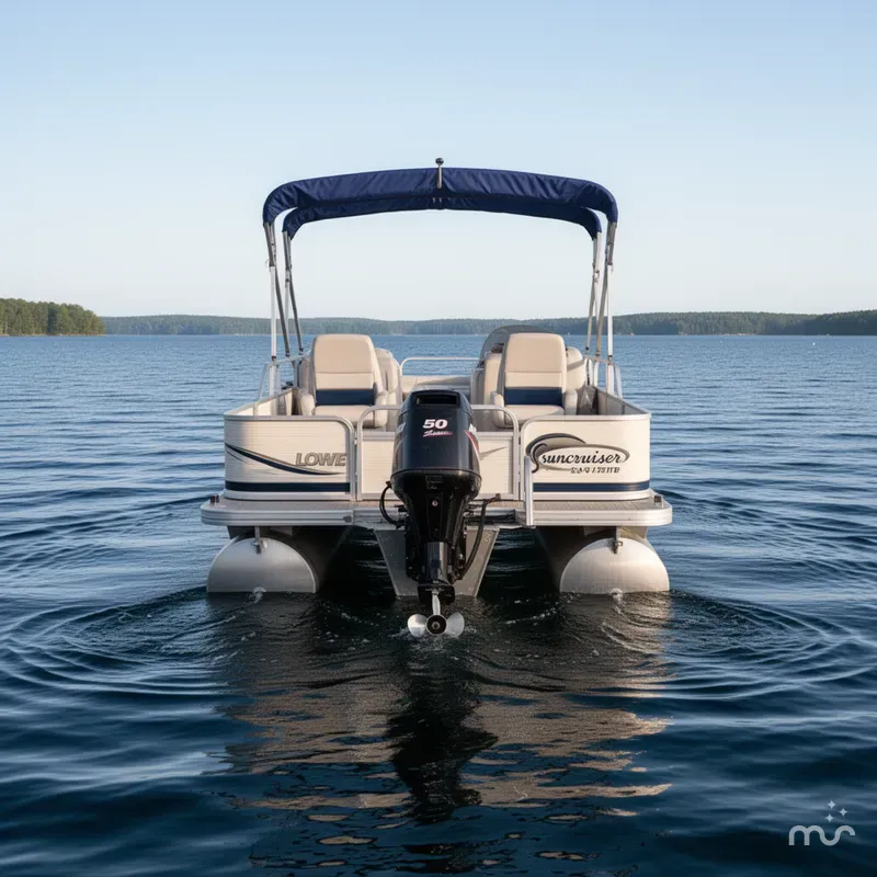 Slide: The Image of Lowe SunCruiser Trinidad 204 & 50HP Mercury 4Stroke 2001 - 3