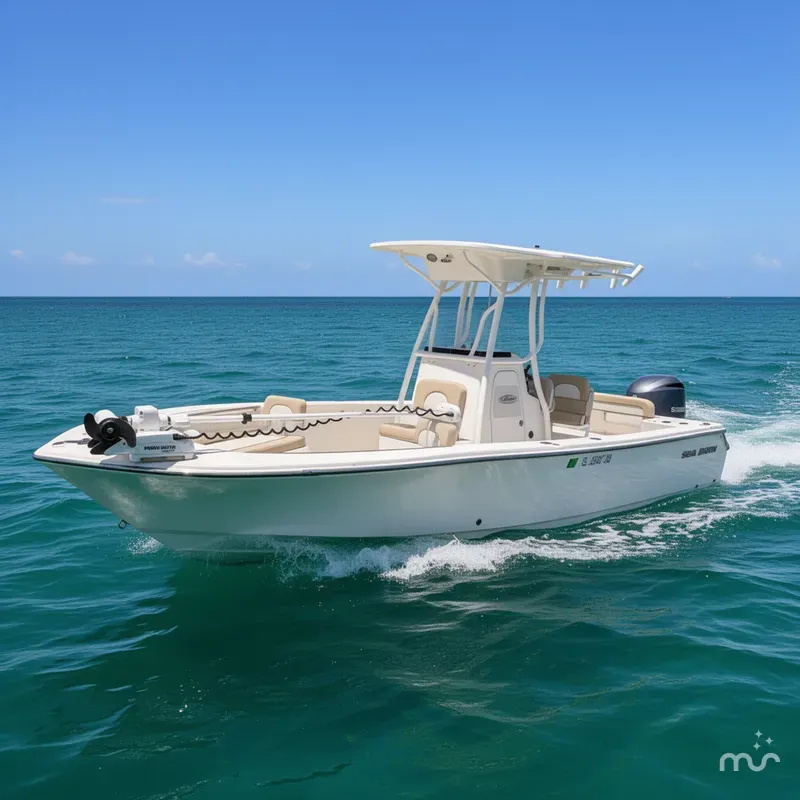 Slide: The Image of Sea Born LX24 Center Console 2019 - 2