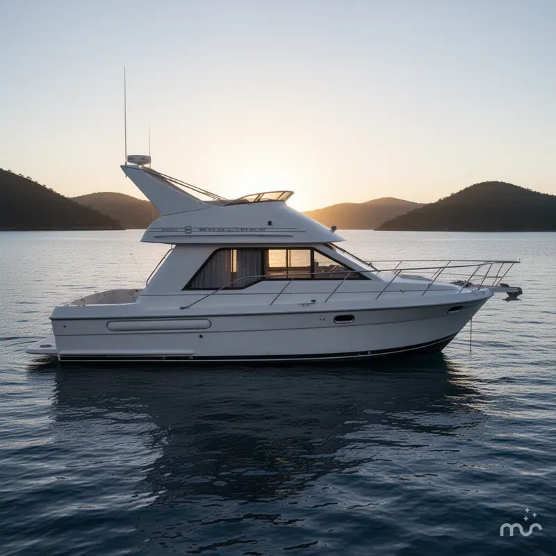 Slide: The Image of Bayliner 3388 Command Bridge Motoryacht 2001 - 2