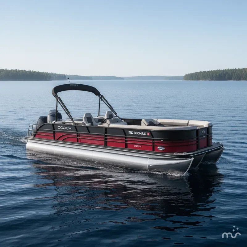 Slide: The Image of Coach Pontoons 263FLC 2021 - 2
