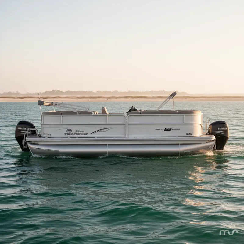 Slide: The Image of Sun Tracker Party Barge 20 DLX 2026 - 2