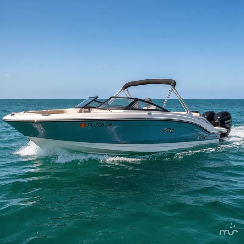 Slide: The Image of Sea Ray SPX 210 Outboard 2022 - 2