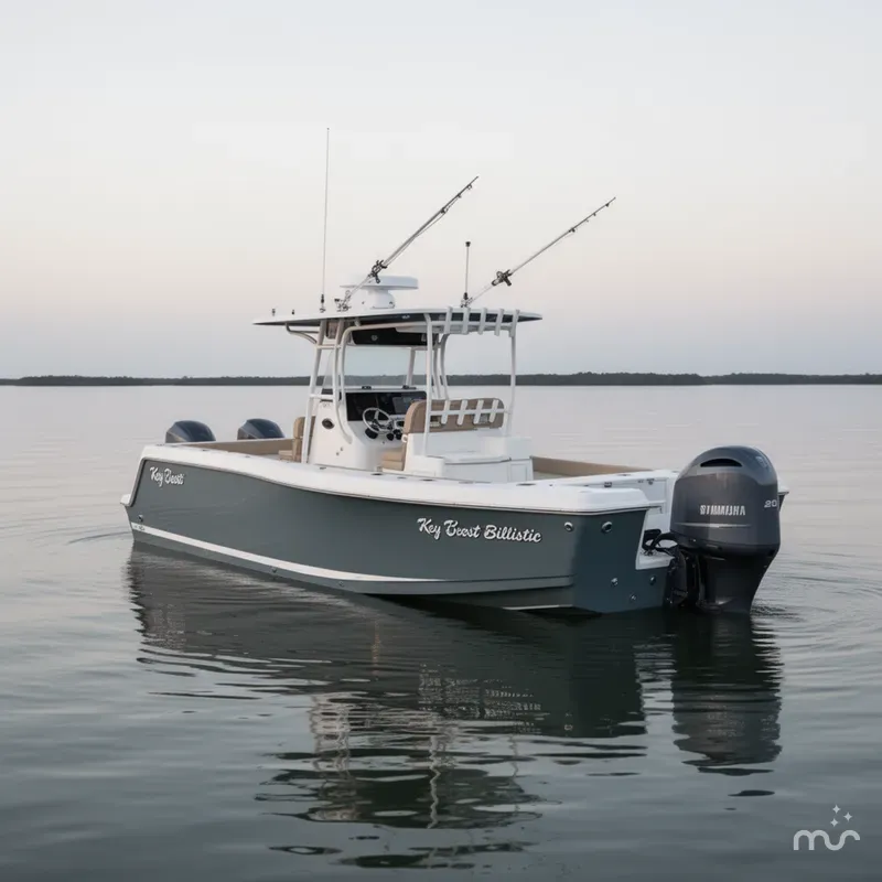 Slide: The Image of Key West Billistic 261 Center Console 2017 - 2