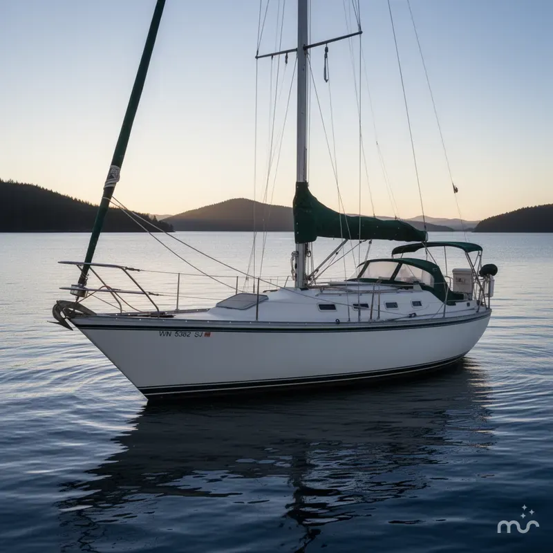 Slide: The Image of Canadian Sailcraft CS36 1986 - 1
