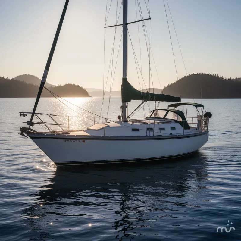 Slide: The Image of Canadian Sailcraft CS36 1986 - 2