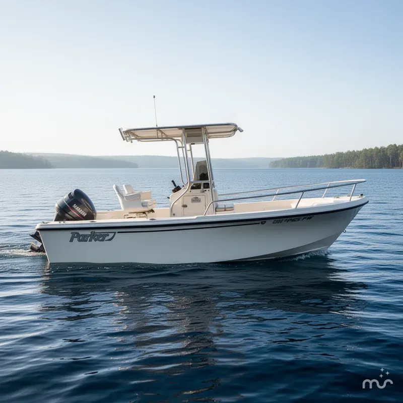 Slide: The Image of Parker Marine 1801 Center Console 2001 - 2