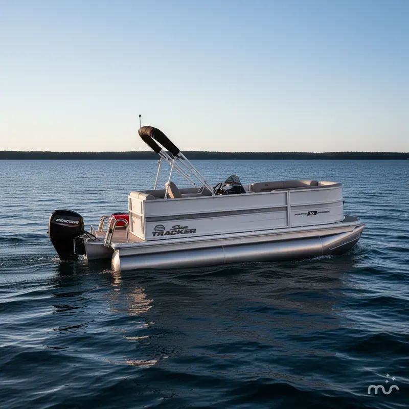The Image of Sun Tracker Party Barge 16 DLX 2026 - 0