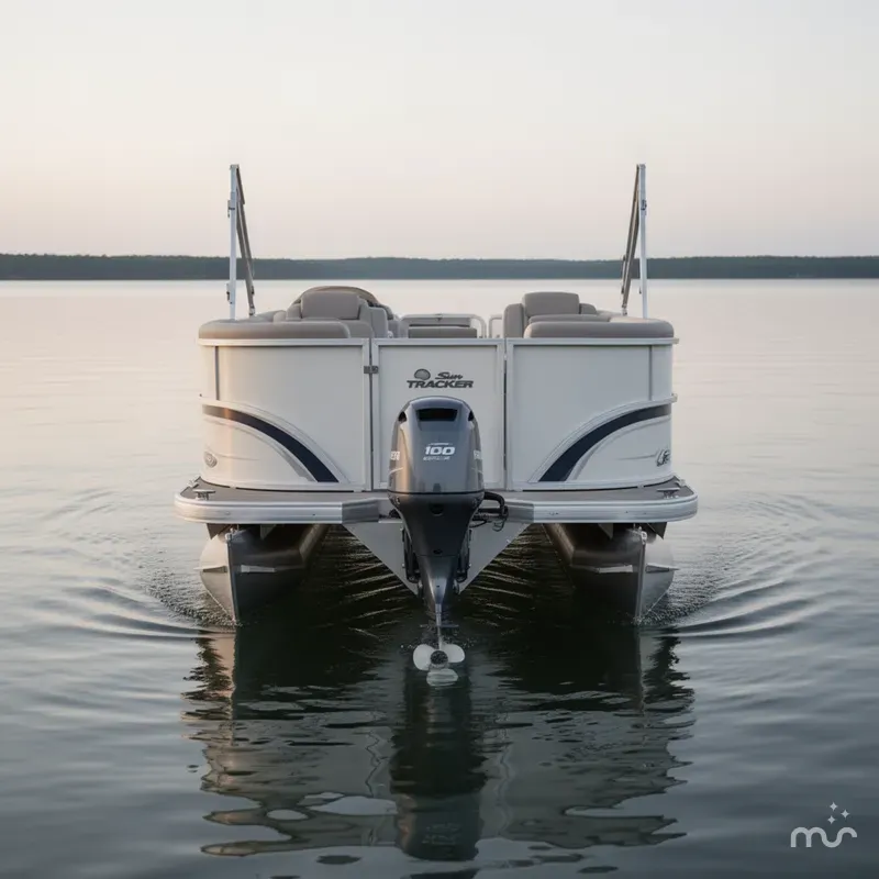 Slide: The Image of Sun Tracker Party Barge 20 DLX 2026 - 3