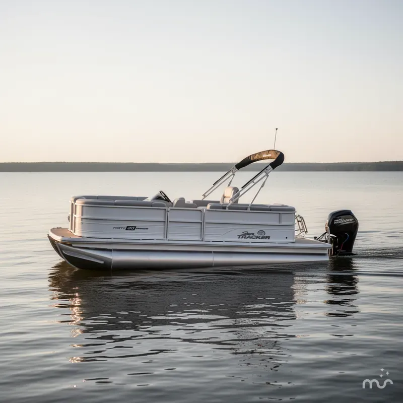 Slide: The Image of Sun Tracker Party Barge 20 DLX 2026 - 4