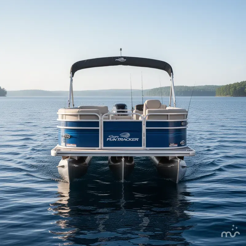 Slide: The Image of Sun Tracker Fishin' Barge 20 DLX 2026 - 1