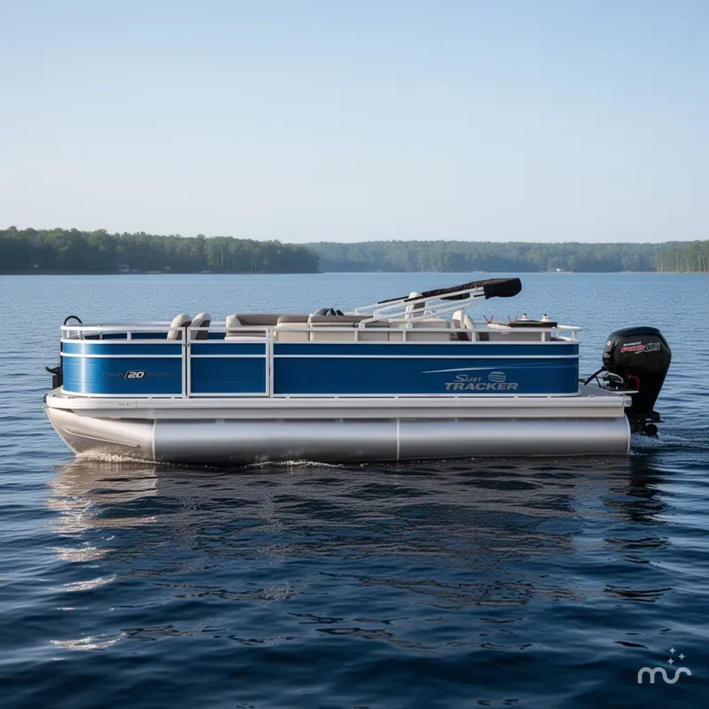 Slide: The Image of Sun Tracker Fishin' Barge 20 DLX 2026 - 2