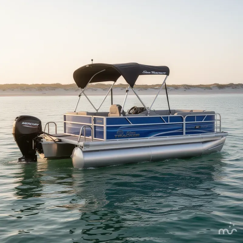 The Image of Sun Tracker Party Barge 16 DLX 2026 - 0