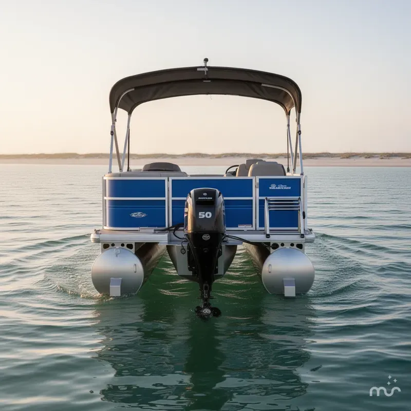 Slide: The Image of Sun Tracker Party Barge 16 DLX 2026 - 3