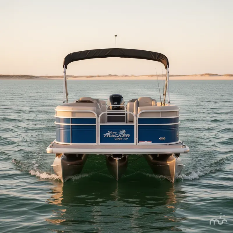 Slide: The Image of Sun Tracker Fishin' Barge 20 DLX 2026 - 1