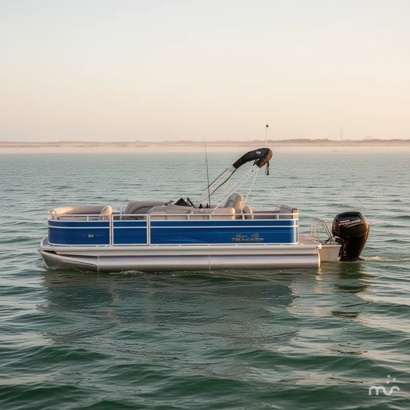 Slide: The Image of Sun Tracker Fishin' Barge 20 DLX 2026 - 2