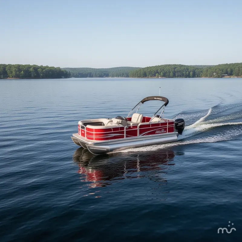 Slide: The Image of Sun Tracker Party Barge 18 DLX 2026 - 4