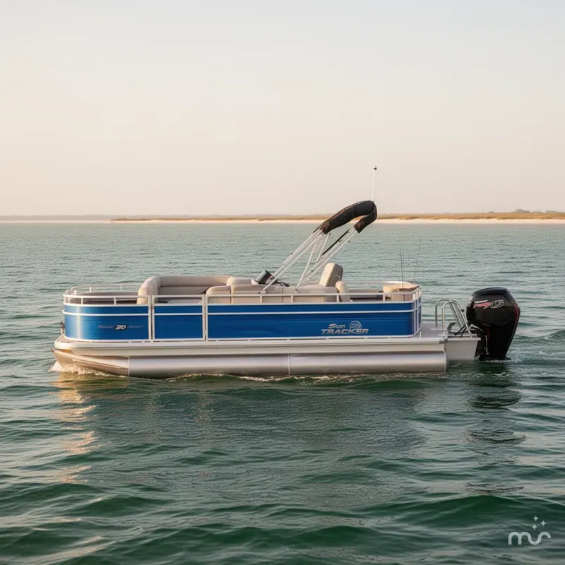 Slide: The Image of Sun Tracker Fishin' Barge 20 DLX 2026 - 2