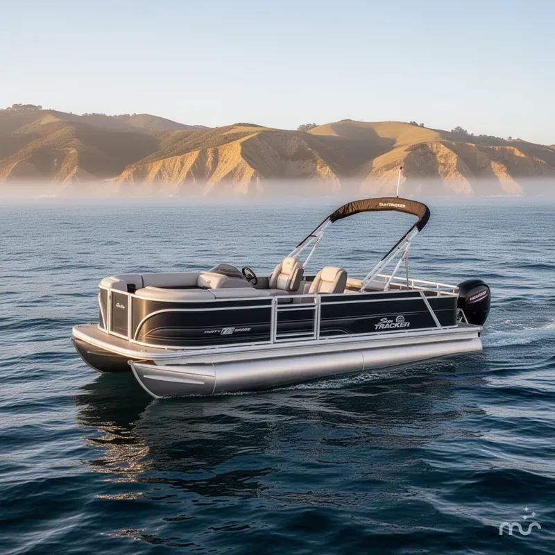 The Image of Sun Tracker Party Barge 22 RF DLX 2026 - 0
