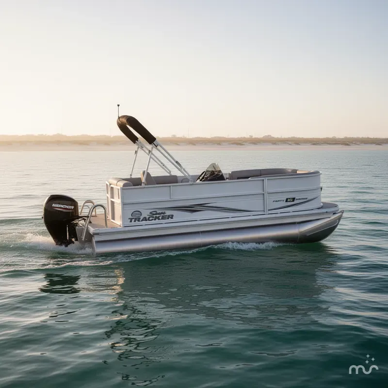 The Image of Sun Tracker Party Barge 16 DLX 2026 - 0