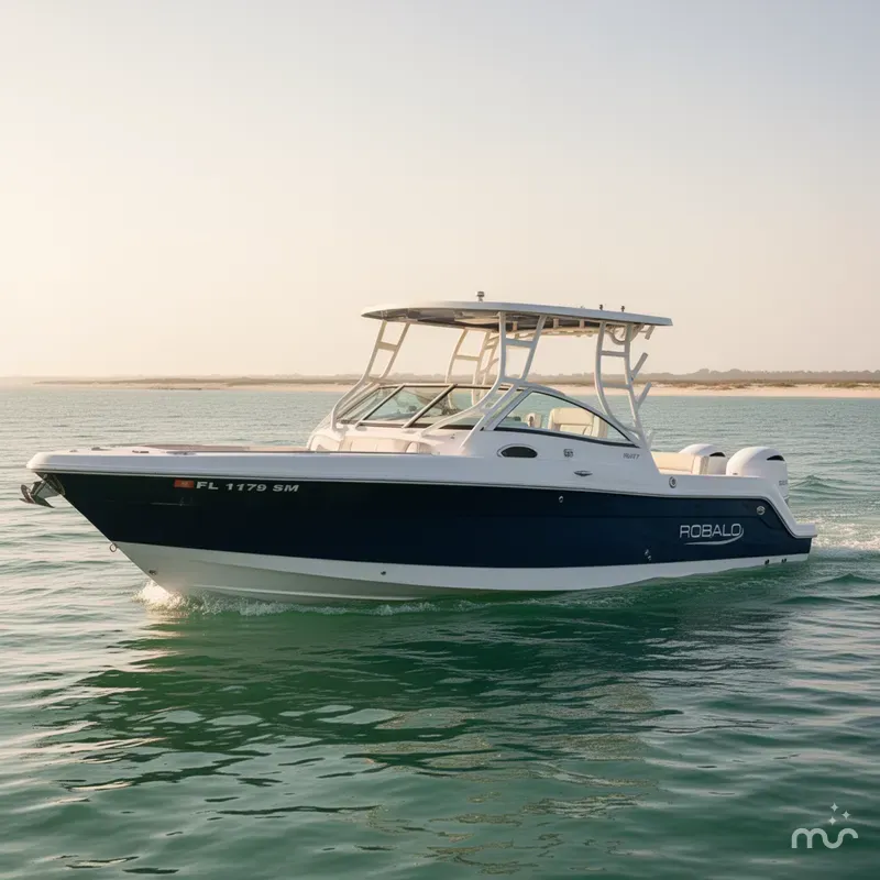Slide: The Image of Robalo R247 Dual Console 2019 - 2
