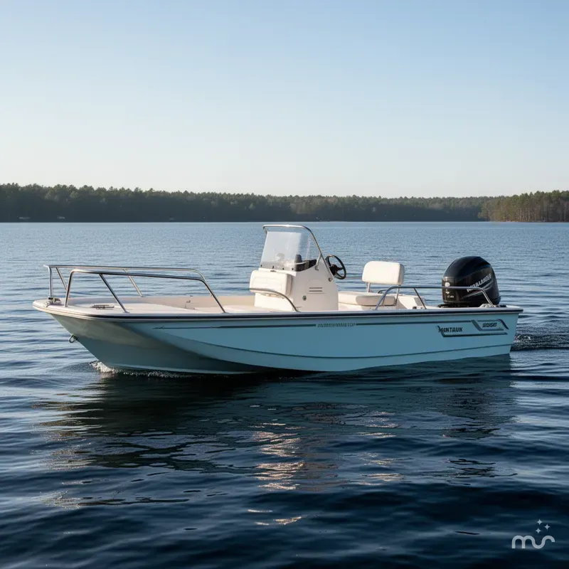 Slide: The Image of Boston Whaler 150 Montauk 2026 - 2
