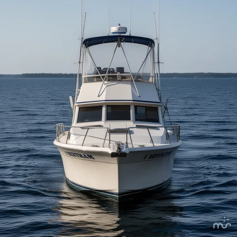 Slide: The Image of Bertram 28 Flybridge Cruiser 1989 - 1