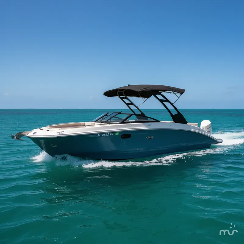 Slide: The Image of Sea Ray SDX 270 Outboard 2024 - 2