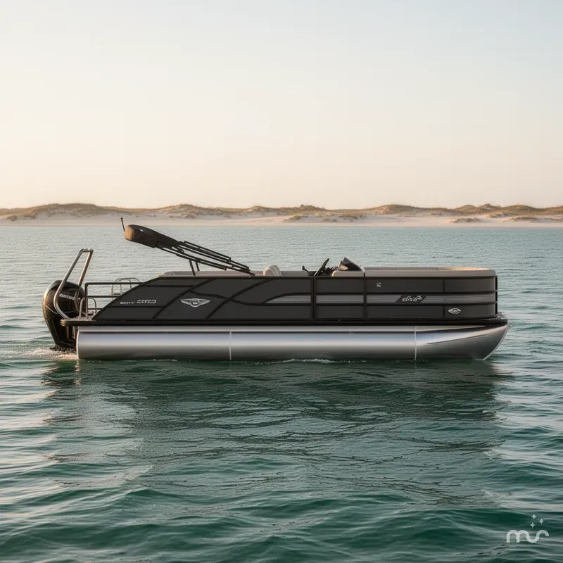 Slide: The Image of Bentley Pontoons Elite 223 SPORT3 Swingback Dual Captain 2026 - 2