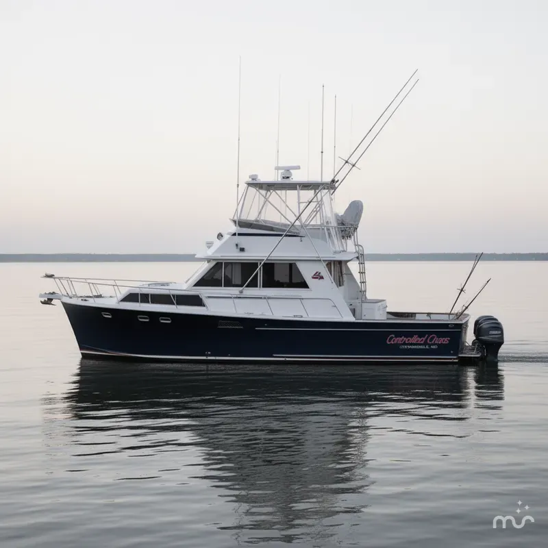 Slide: The Image of Hatteras 45 Convertible 1971 - 2