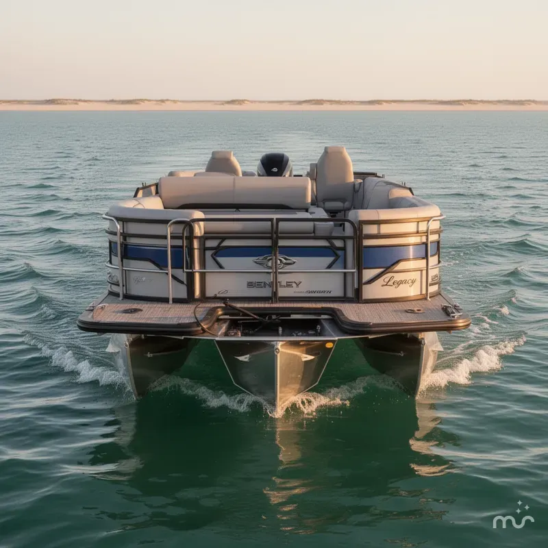 Slide: The Image of Bentley Pontoons Legacy 223 Swingback 2026 - 1