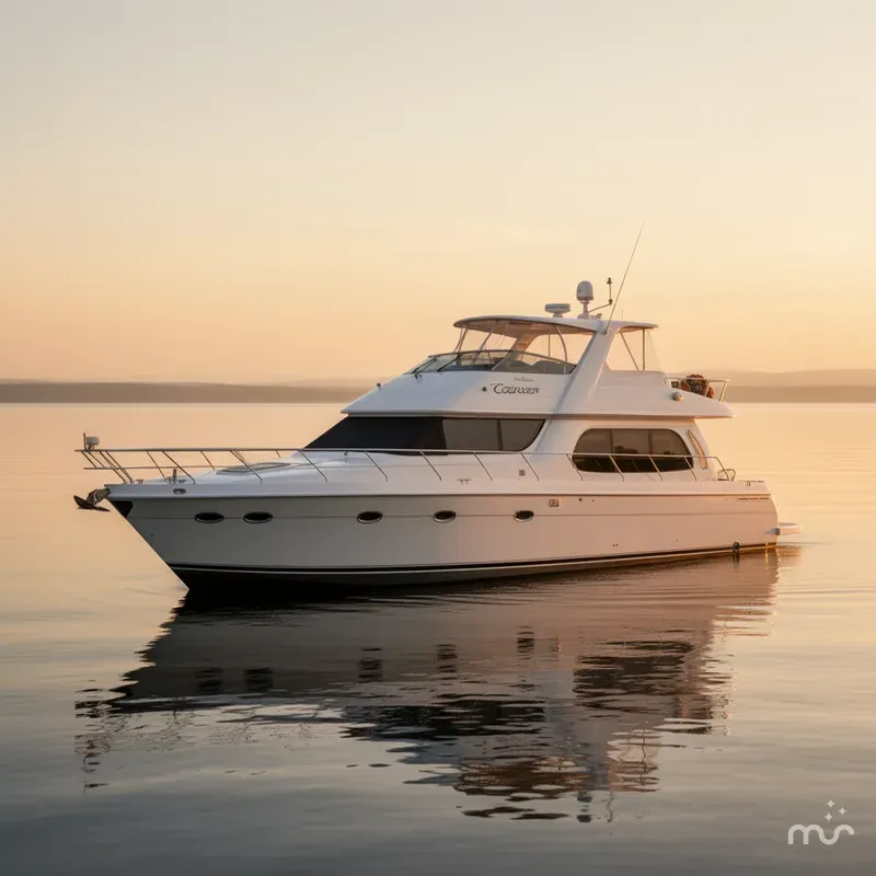 Slide: The Image of Carver Yachts 560 Voyager Sky 2005 - 2