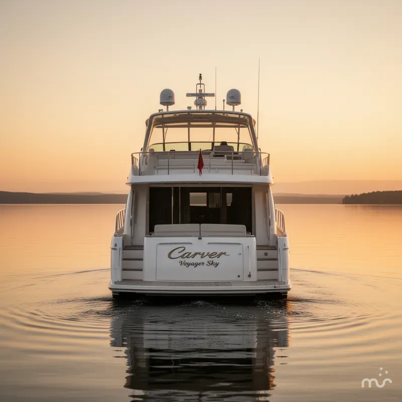 Slide: The Image of Carver Yachts 560 Voyager Sky 2005 - 3